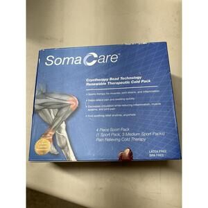 SOMA CARE 4 Piece Sport Pack Cryotherapy Therapeutic Cold Packs NIB